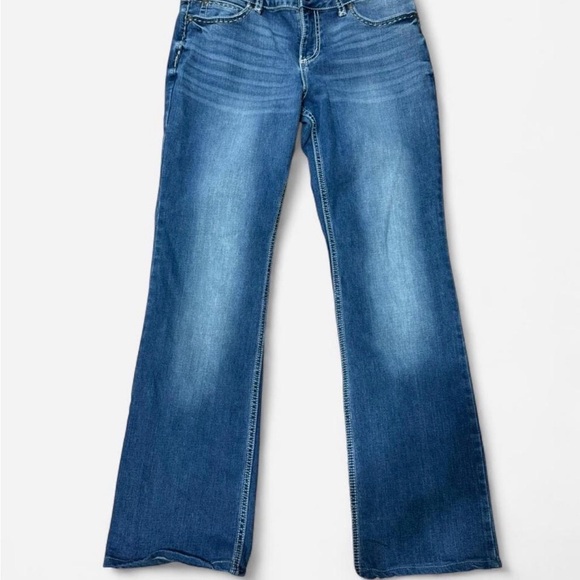 Wrangler Women's Blue Boot Cut Jeans - Picture 4 of 5
